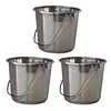 SSB132SET Small Stainless Steel Bucket Set &ndash; 3Piece