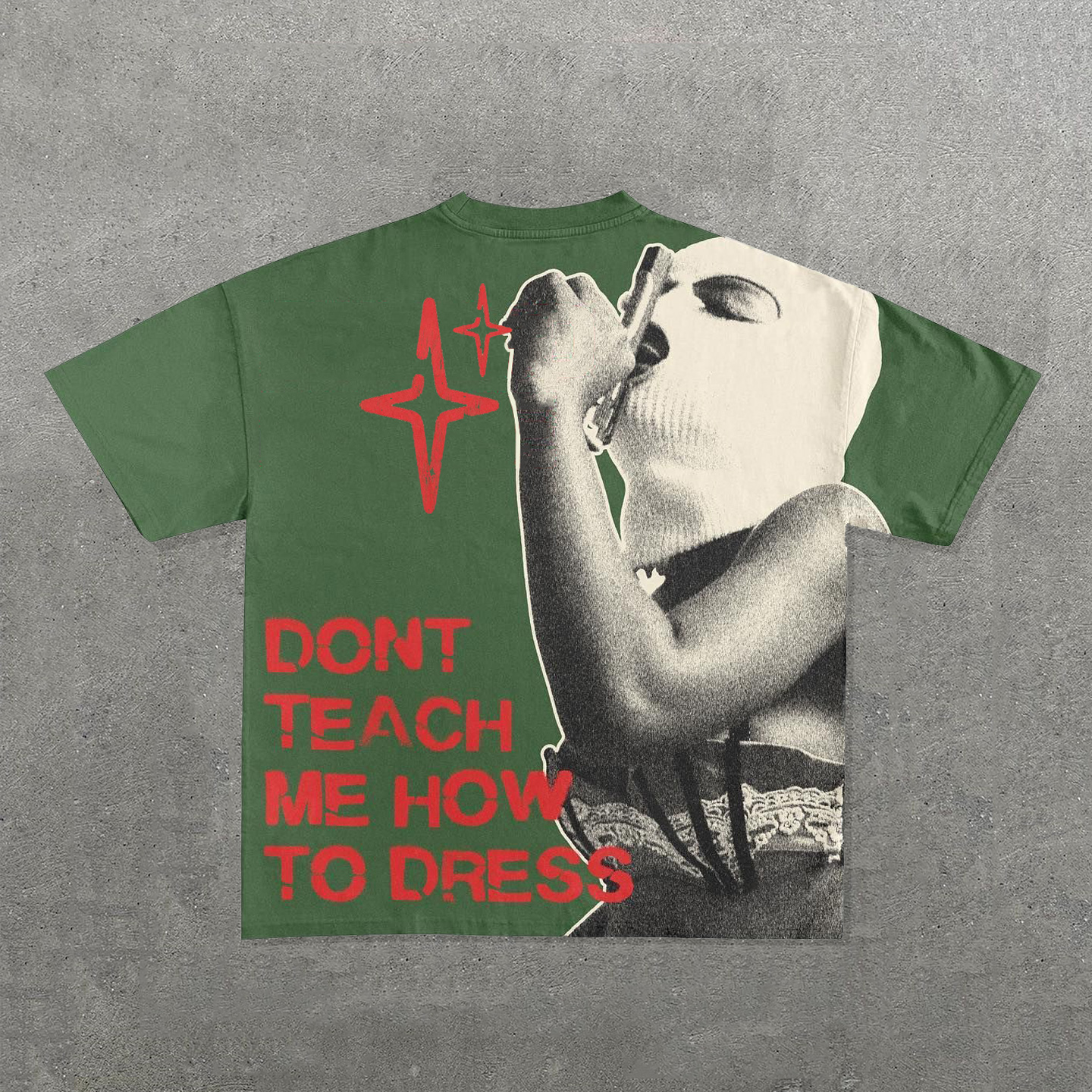 Don'T Teach Me How To Dress Print Short Sleeve 100% Cotton T-Shirt / TECHWEAR CLUB / Techwear