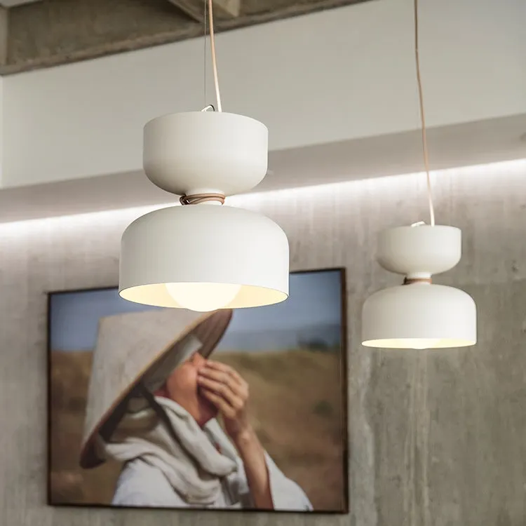 Designer Dumbbell Forged Iron Pendant Light