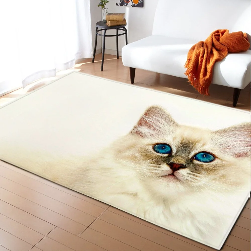 Carpet For Living Room Home Bedroom Bedside Children's Decoration Rug Animal Pattern Hallway Balcony Bathroom Non-Slip Floor Mat