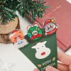 20PCS Christmas Theme Acrylic Paper Photo Pins Student Stationery Snacks Bag Clips