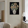 DIY Pearl Painting Sunflower for Home Wall Decor with Frame(40*30cm)