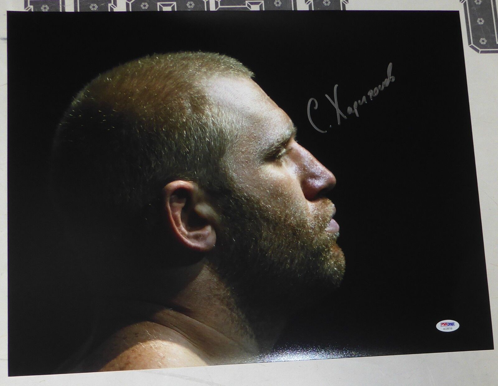 Sergei Kharitonov Signed 16x20 Photo Poster painting PSA/DNA StrikeForce Pride FC Picture Auto 5