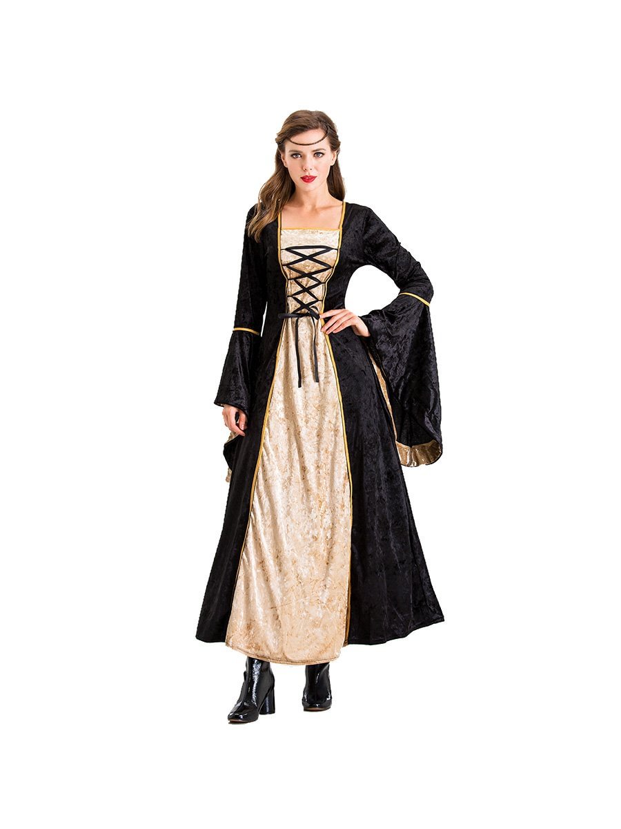 Halloween Uniform European Medieval Retro  Aristocrat Dress
