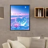 Diamond Painting-DIY Full Round Drill Love Beach