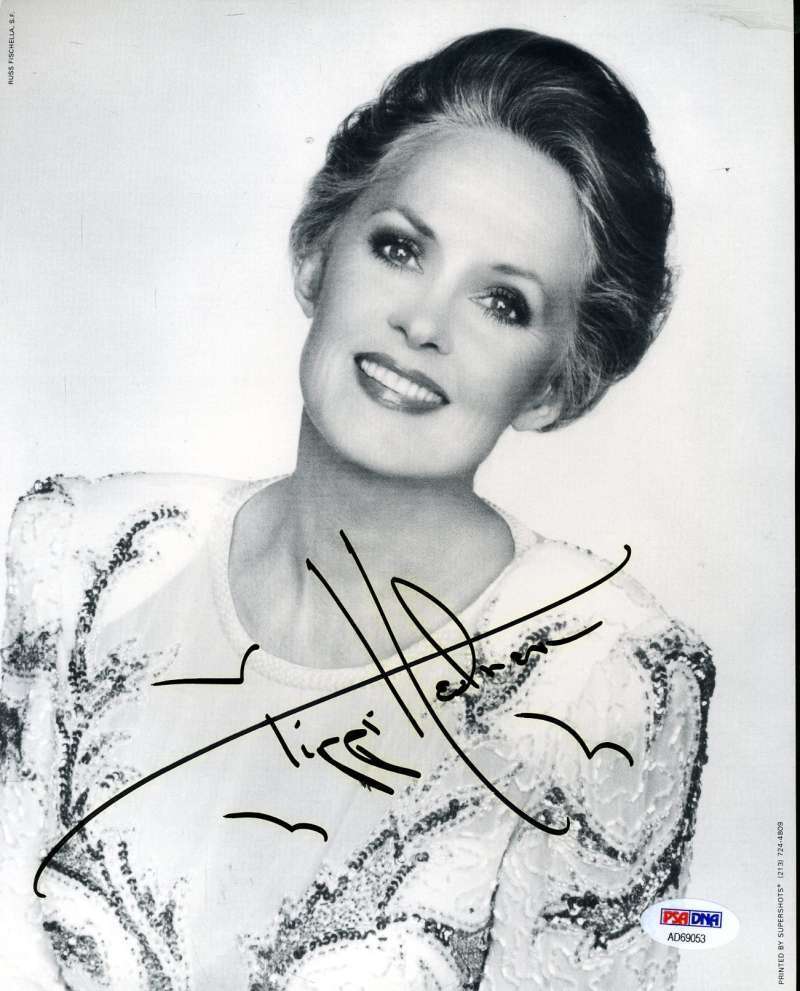 Tippi Hedren Hand Signed Psa Dna Coa 8x10 Photo Poster painting Autographed Authentic The Birds