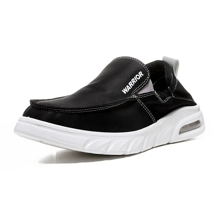 Warrior Wear-Resistant Low-Top Casual Shoes Men's Black
