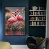 Flamingo-11CT Stamped Cross Stitch 40*60cm/15.75*23.62in  tapestrymarket