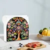 Acrylic Tree Of Life Diamond Painting Paper Towel Napkin Holder for Art Crafts