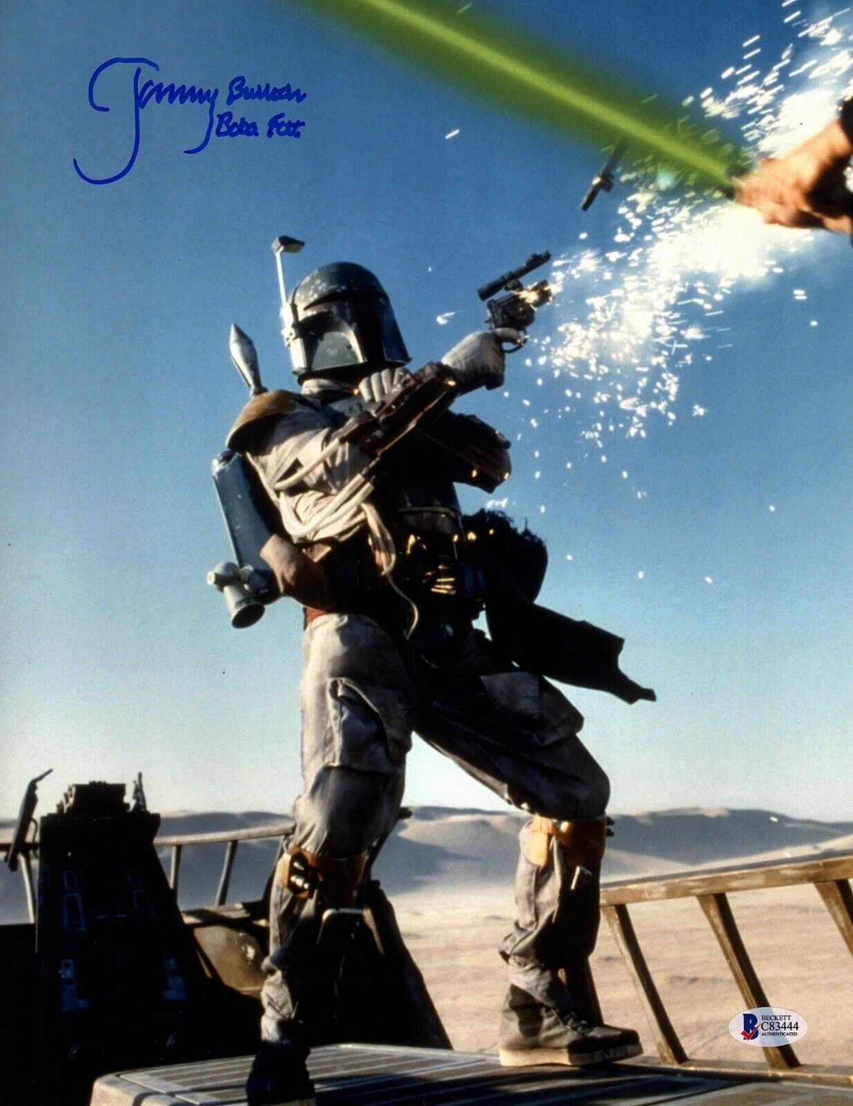 JEREMY BULLOCH Signed STAR WARS Boba Fett