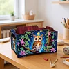 5D diy Diamond Painting Kunst dekorative Aufbewahrungsbox Holz Aufbewahrungskupplung (Eule)