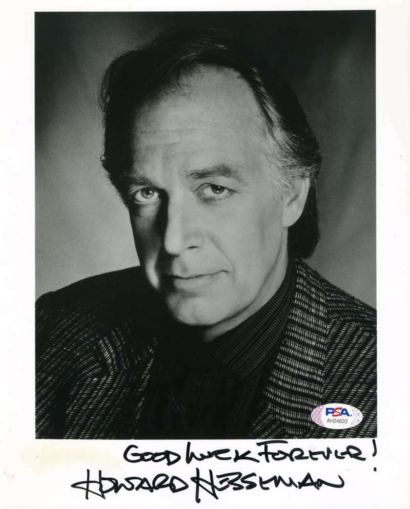 Howard Hessman Psa Dna Coa Signed 8x10 WKRP Photo Poster painting Autograph