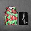 2025/2026 Arsenal Pre-Match Training Red Green Vest+Shorts Football1:1 Thai Quality