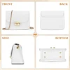 Damen Umh&auml;ngetasche Kleine Schultertasche Kette Tasche Clutch Mini Vintage Citytasche f&uuml;r Hochzeit Party Disko