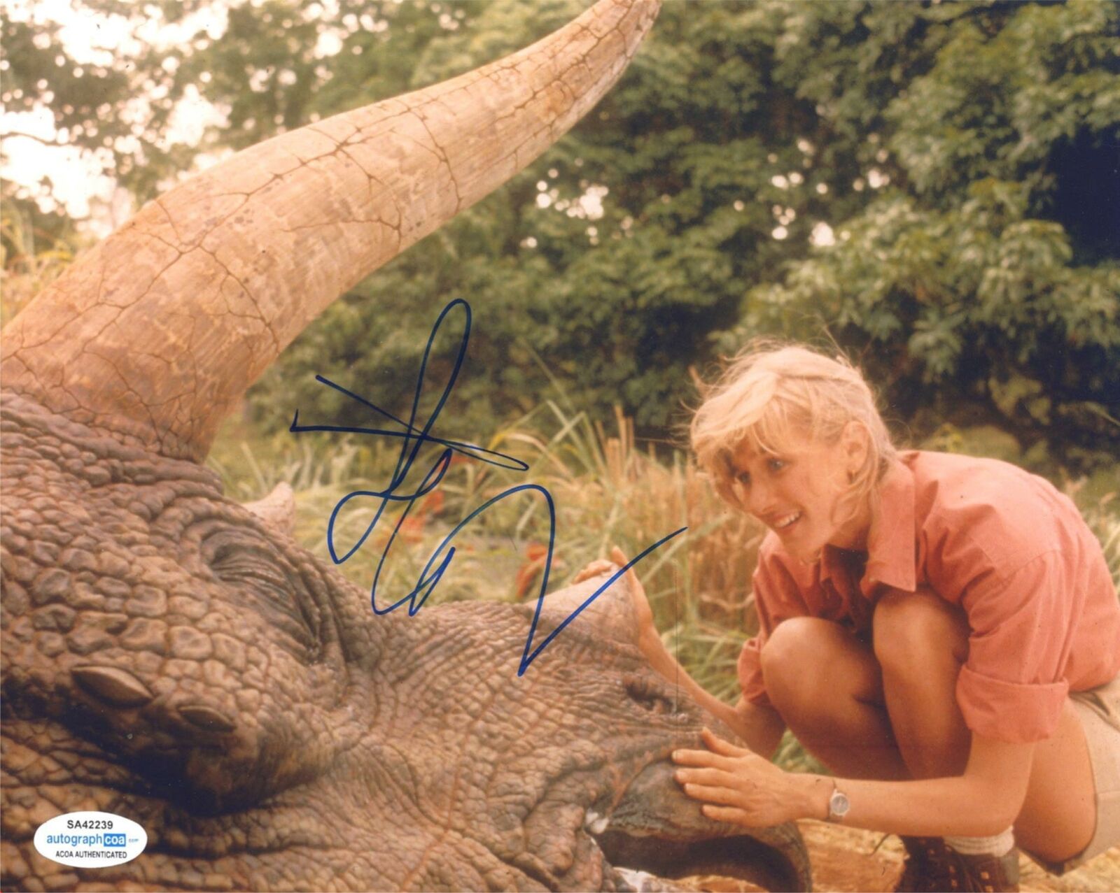 Laura Dern Signed 10X8 Photo Poster painting Jurassic Park ACOA COA (7415)