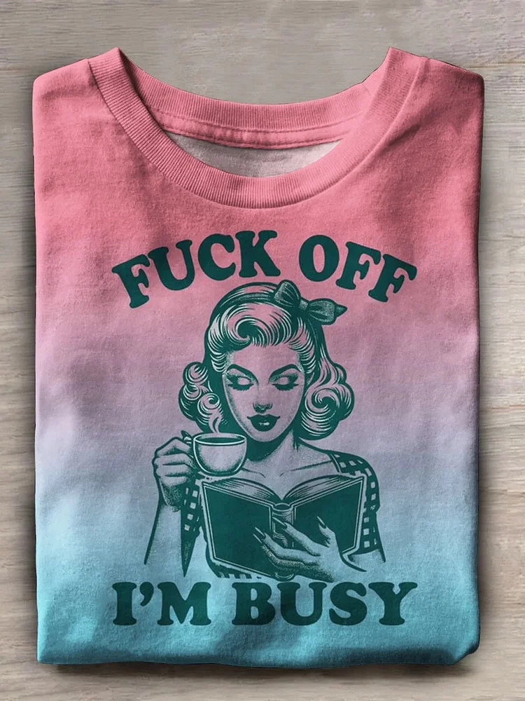 Teecade Teecade Fuck Off I'm Busy T-shirt