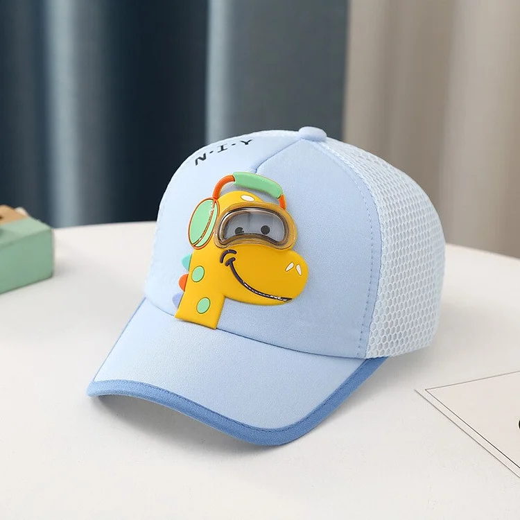 Acrylic Cartoon Dinosaur Casquette Baseball Cap Adjustable Snapback Hats for Children Boy and Girl 216