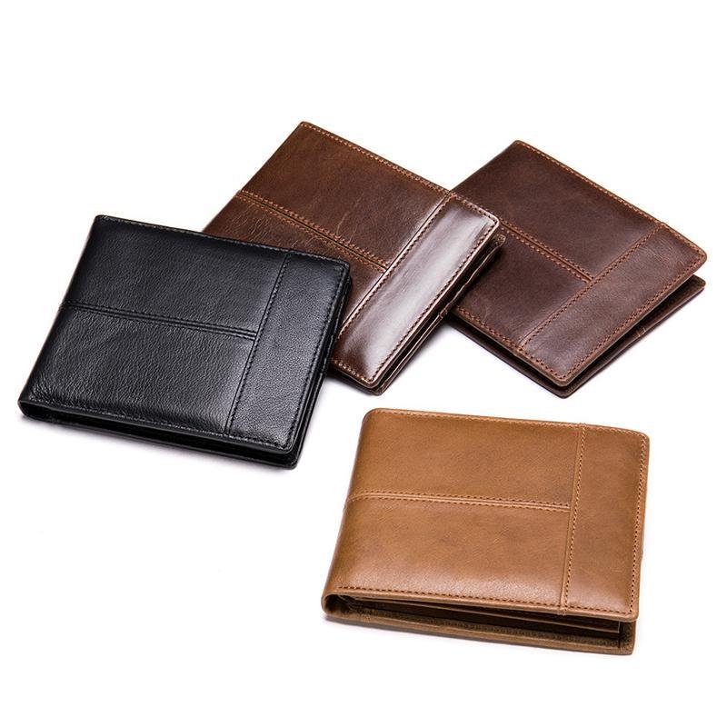 Vintage RFID Blocking Durable Leather Security Wallets