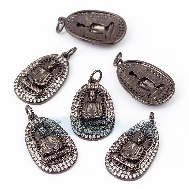 1 Piece Copper Buddha Pendant Jewelry Accessories