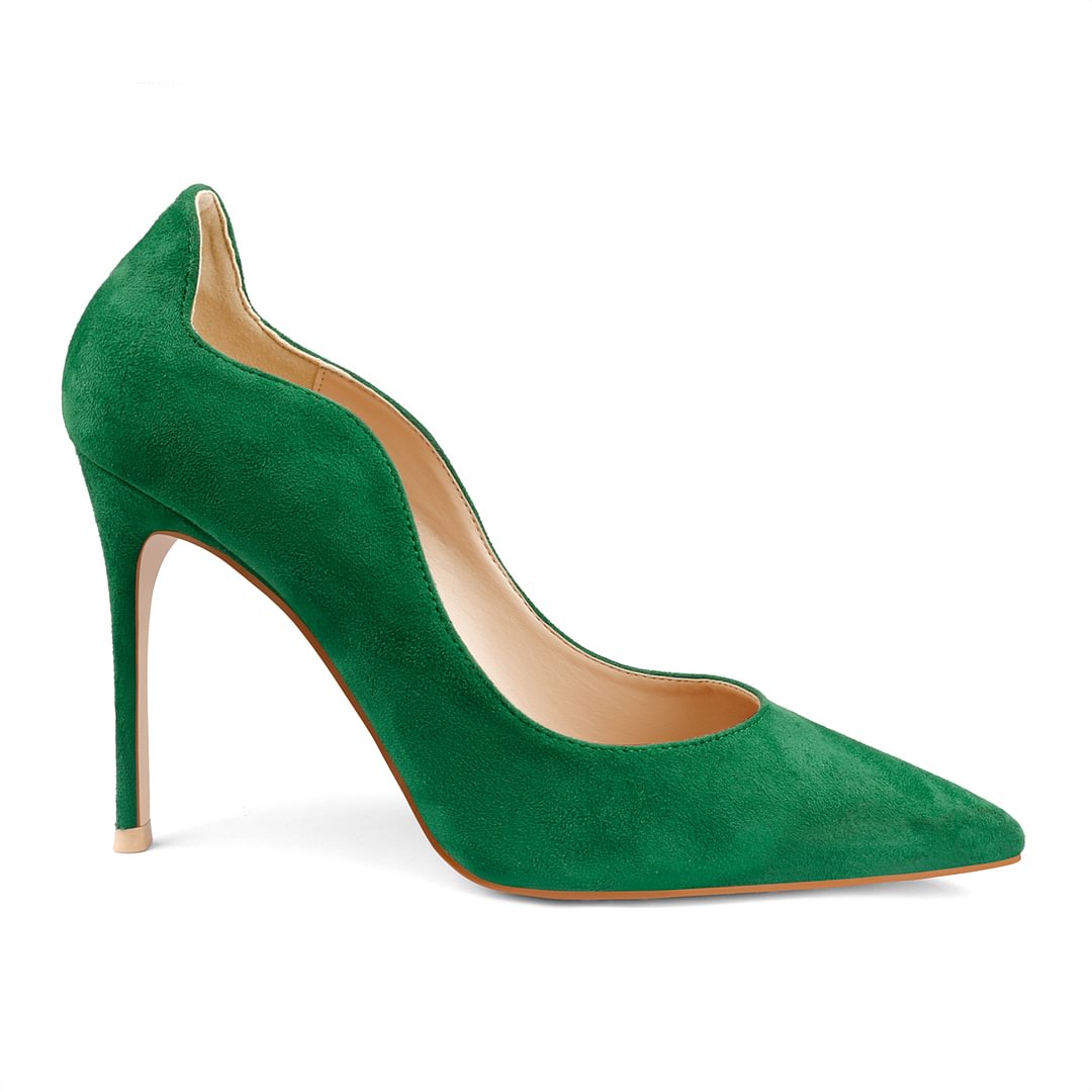 100mm Women's Party Wedding Dress Classic Shoes Fashion Edge Design Heels Stilettos-vocosishoes