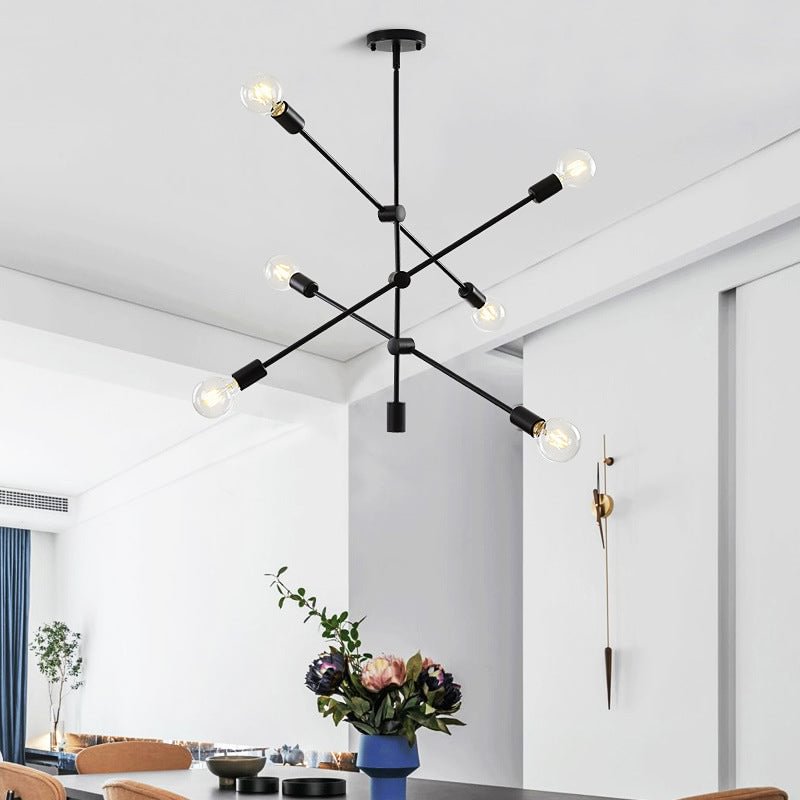 6-Lights Modern Metal Chandeliers Ceiling Light Pendant Lighting