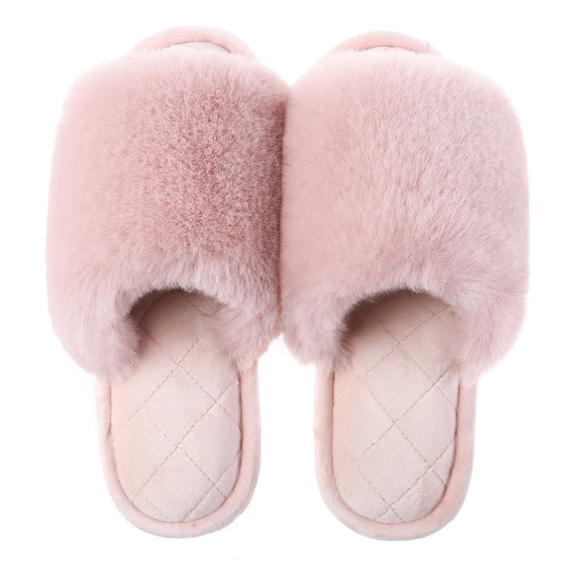 Ladies Cotton Slippers Women's Slippers Elegant Memory Foam Plush Soft Flip Flops Indoor Bedroom New 2021 Women Slippers