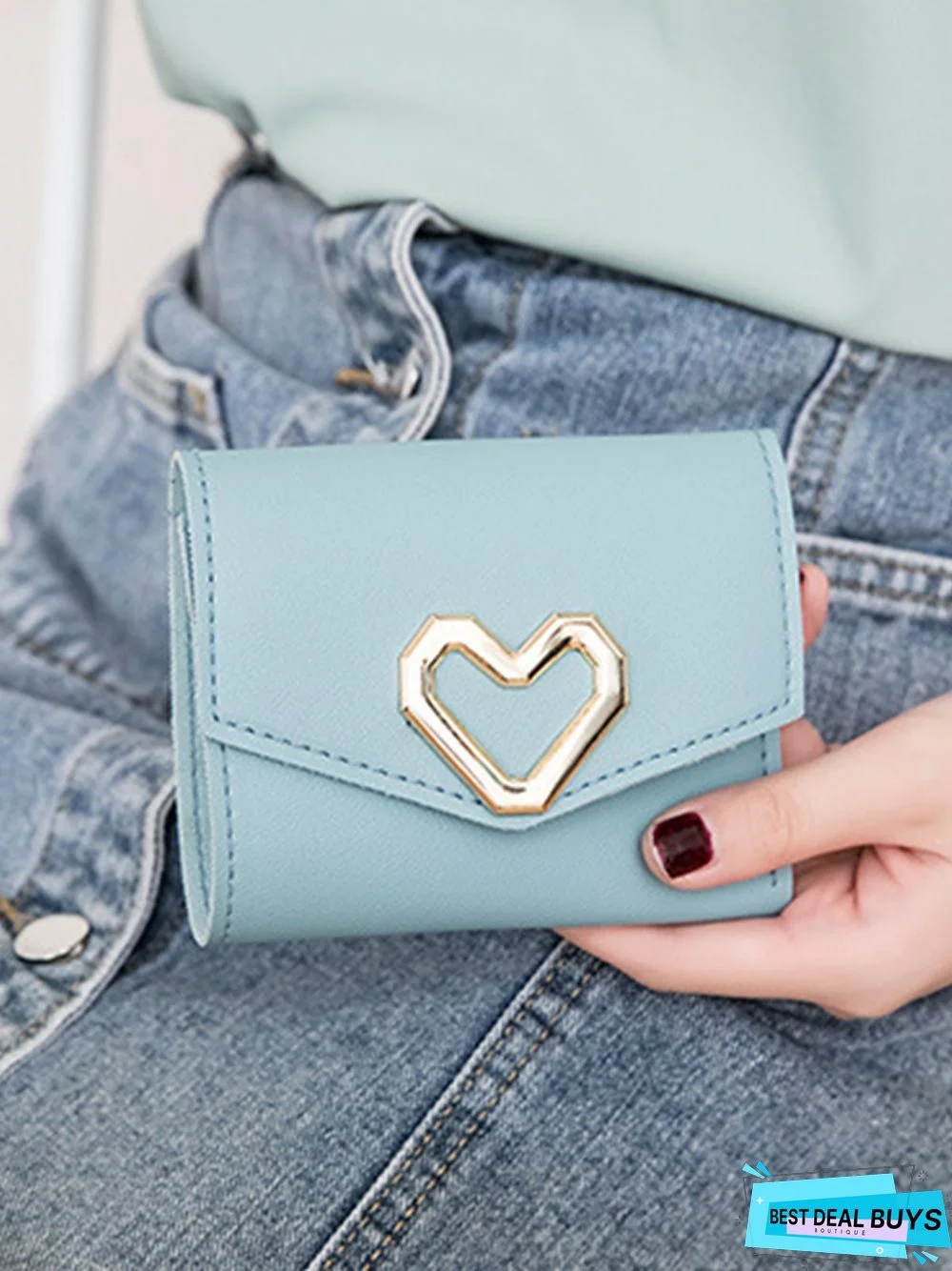 Valentine's Day Heart Multi-Layered Card Holder Wallet