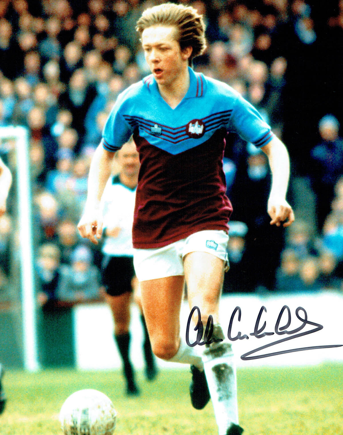 Alan CURBISHLEY Signed Autograph 10x8 Photo Poster painting AFTAL COA West Ham United WHU