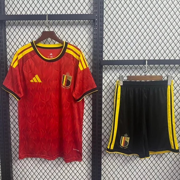 Kids belgium 2026 World Cup home jersey 1:1 Thai Quality