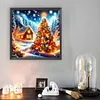 Christmas House - Diamond Painting - Partial Special Shaped Drill(Canvas|30*30cm)