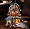 Little Bear Toy Store Wooden Assembly Model DIY Craft 3D House