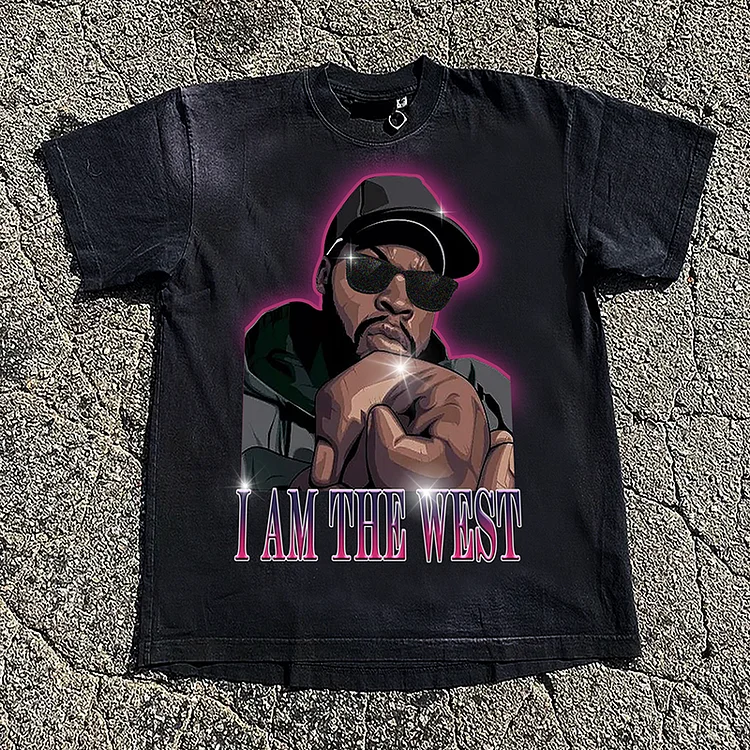 Vintage Ice Cube I AM THE WEST Graphic T-Shirt