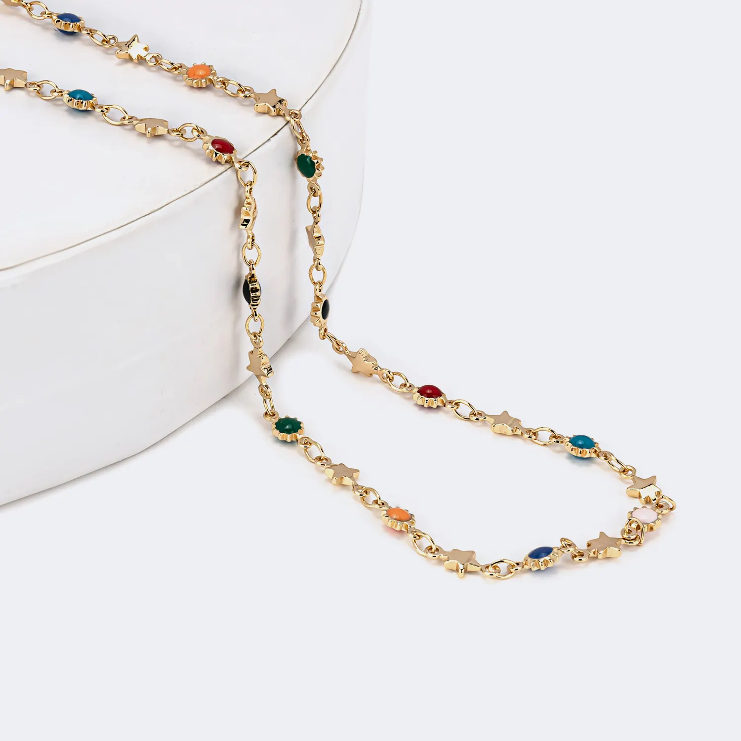 Marla Bunt Brillenkette Bunt