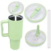 40Oz Tumbler Flip Straw Lid Replacement Spill Proof Cover for Stanley 40oz Mug