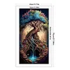 >SALE<Full Embroidery Eco-cotton Thread 161CT Printed Large Tree Cross Stitch 40x70cm