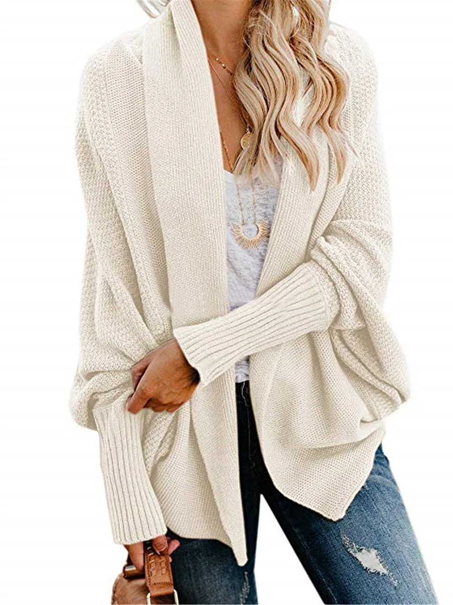 Loose Bat Sleeve Cardigan