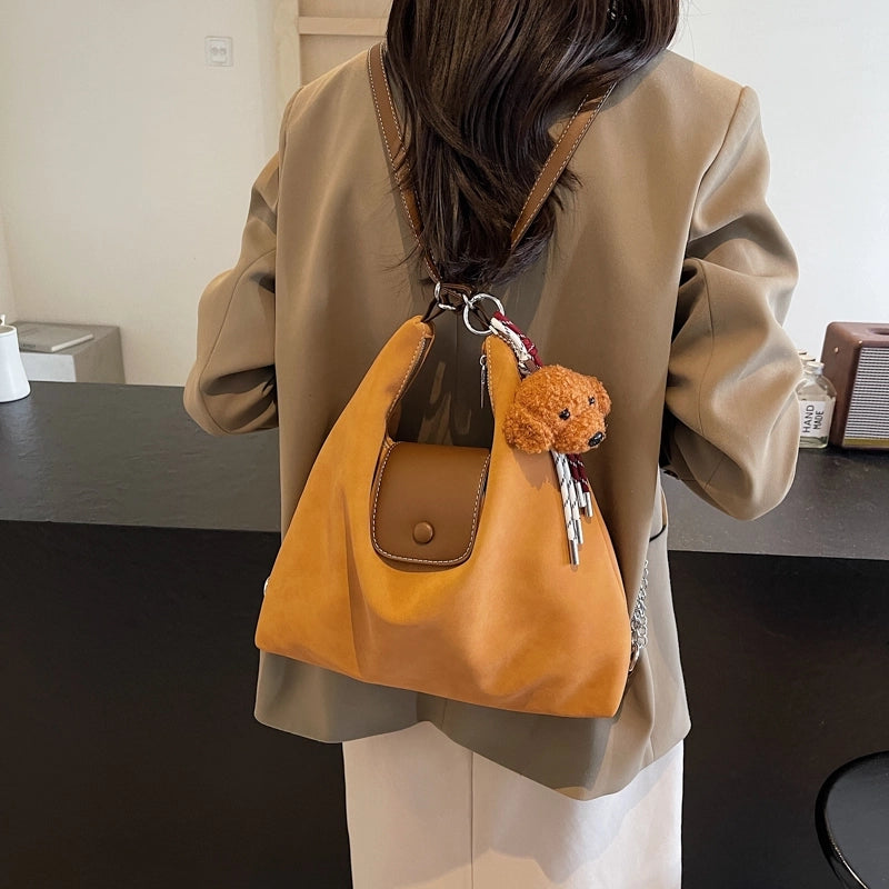 One Size Solid Color Casual Street Shopping Women’s Backpack