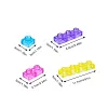 40 PCS Sensory Soft Building Blocks for Toddlers, Montessori Squishy Stacking Toy Set for Kids, Squeezable & Stretchable Early Learning Construction Playset, Multicolor Puzzle Blocks for Creative Play
