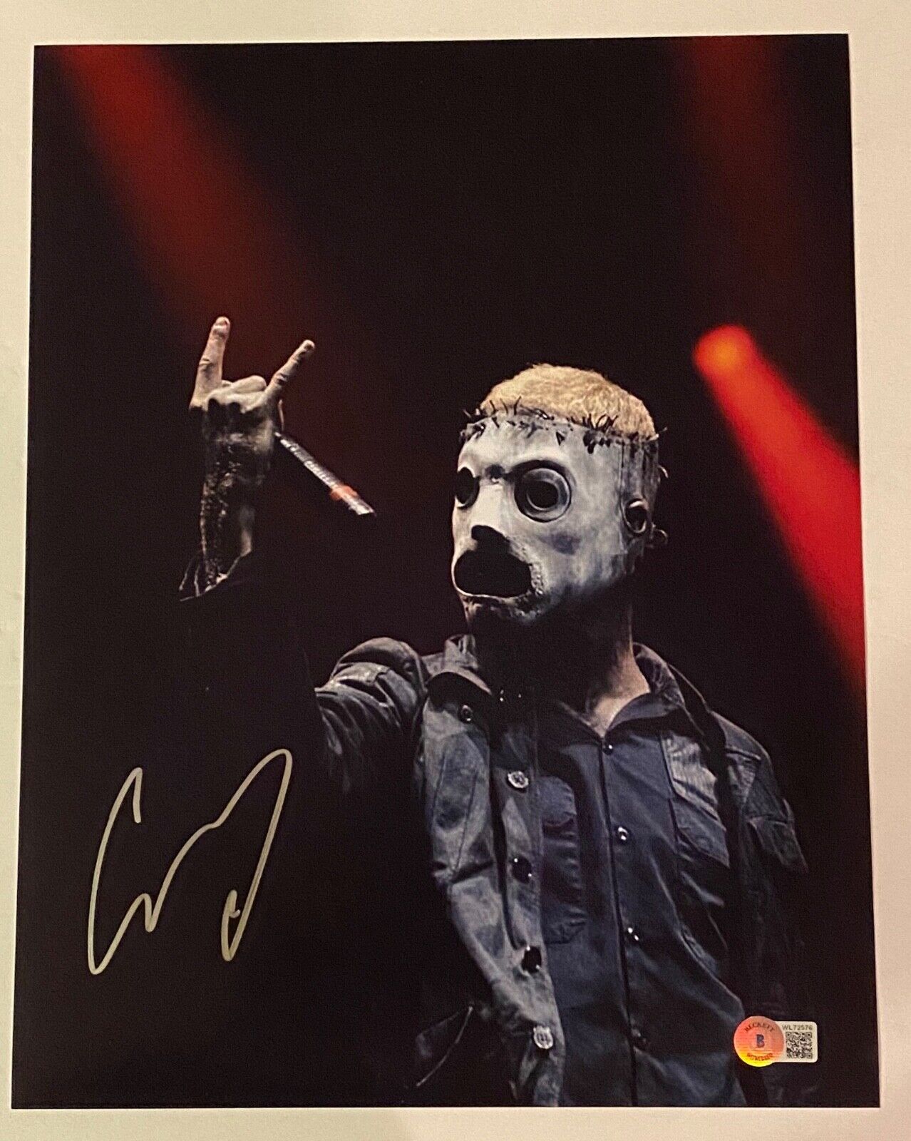 Corey Taylor Signed Autograph 11x14 Photo Poster painting Slipknot Stone Sour Proof Beckett COA