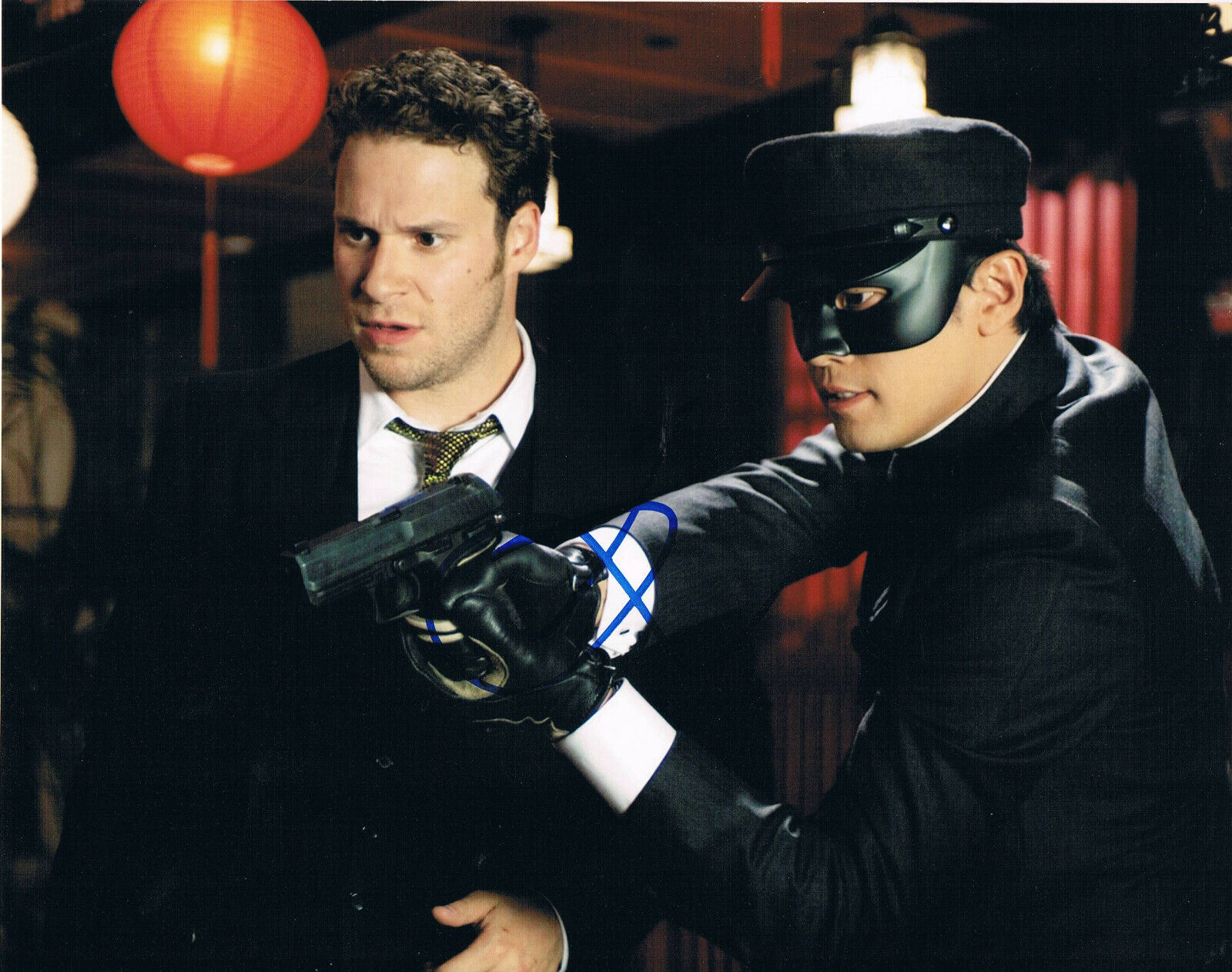 Seth Rogen 1982- genuine autograph Photo Poster painting 8x10 signed In Person The Green Hornet