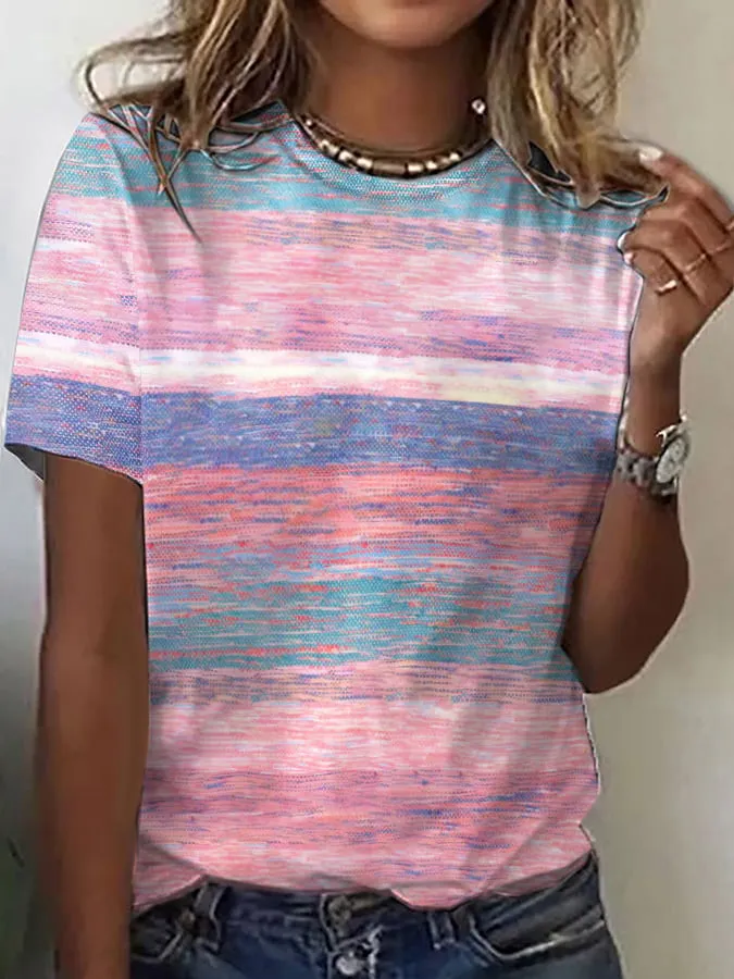 Pink V-NECK Shirt-2