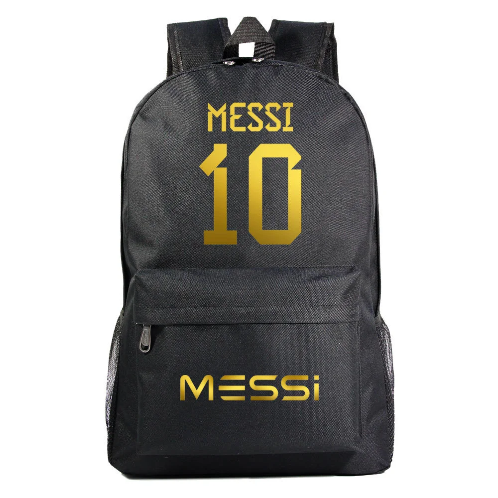Buzzdaisy Get Your Young Soccer Star Ready with our Lionel Messi Theme School Bag - Durable, Waterproof and Laptop-Ready!
