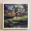 Riverside House - 11CT Stamped Cross Stitch - 50*50cm - Landscape