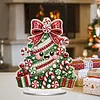 Ice Cream Xmas Tree Special Shaped 2D Flat DIY Pearl Art Diamond Painting Ornament