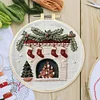 Christmas Fireplace-Embroidery Kit