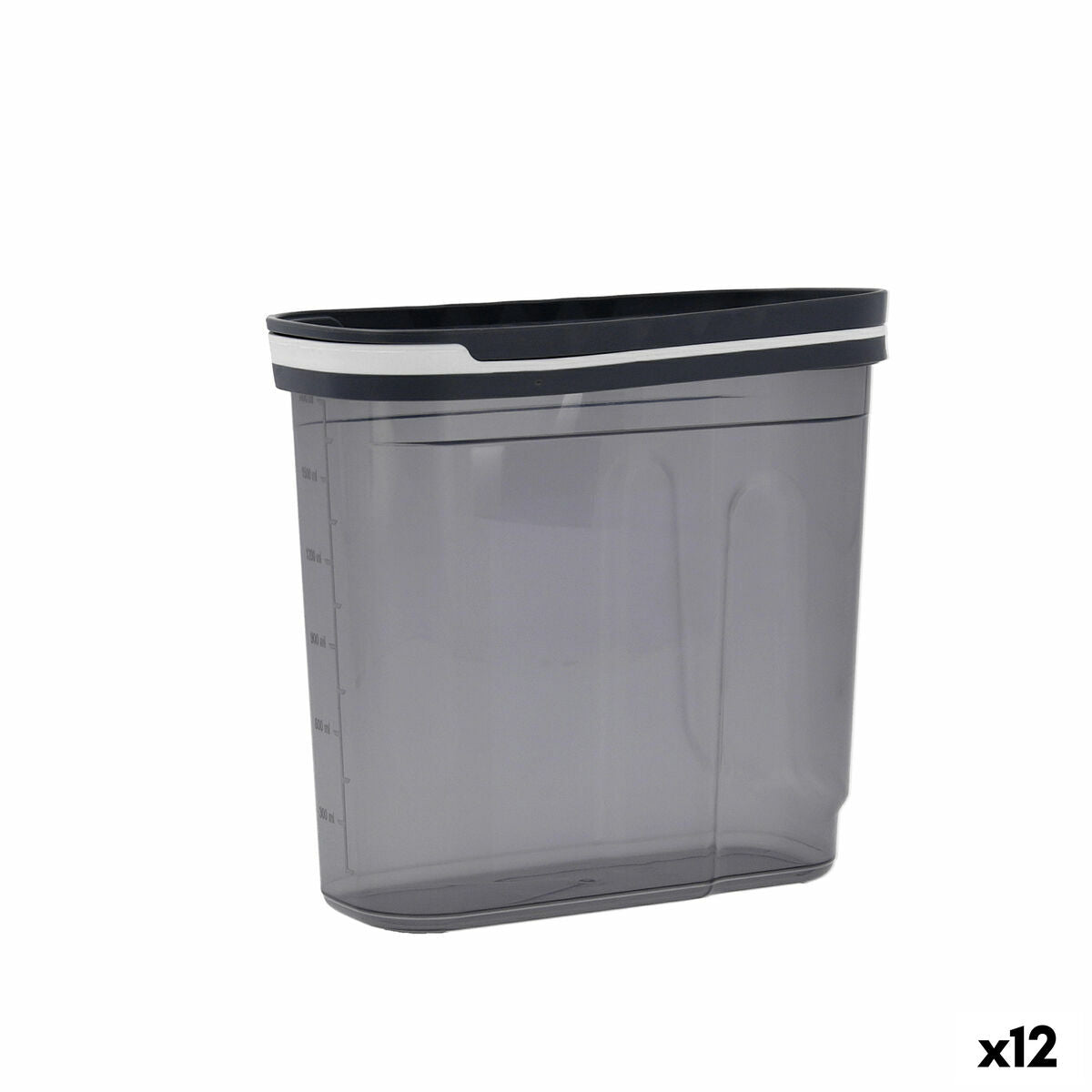 Food Preservation Container Quid City Grey 1,8 L With lid Dispenser (12 Units)