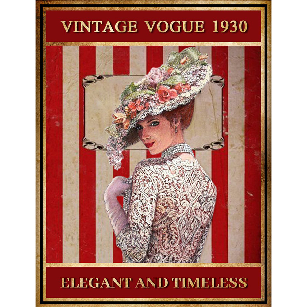 

Elegant Lady - Round Drill Diamond Painting - 40*50CM, 501 Original