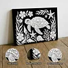 uk.everydayedeals DIY Pearl Painting With Frame - Handmade Self-Adhesive Pearls - Turtle(20*30cm)