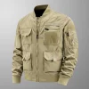 Men's Outdoor Leisure Multi-pocket Waterproof Jacket