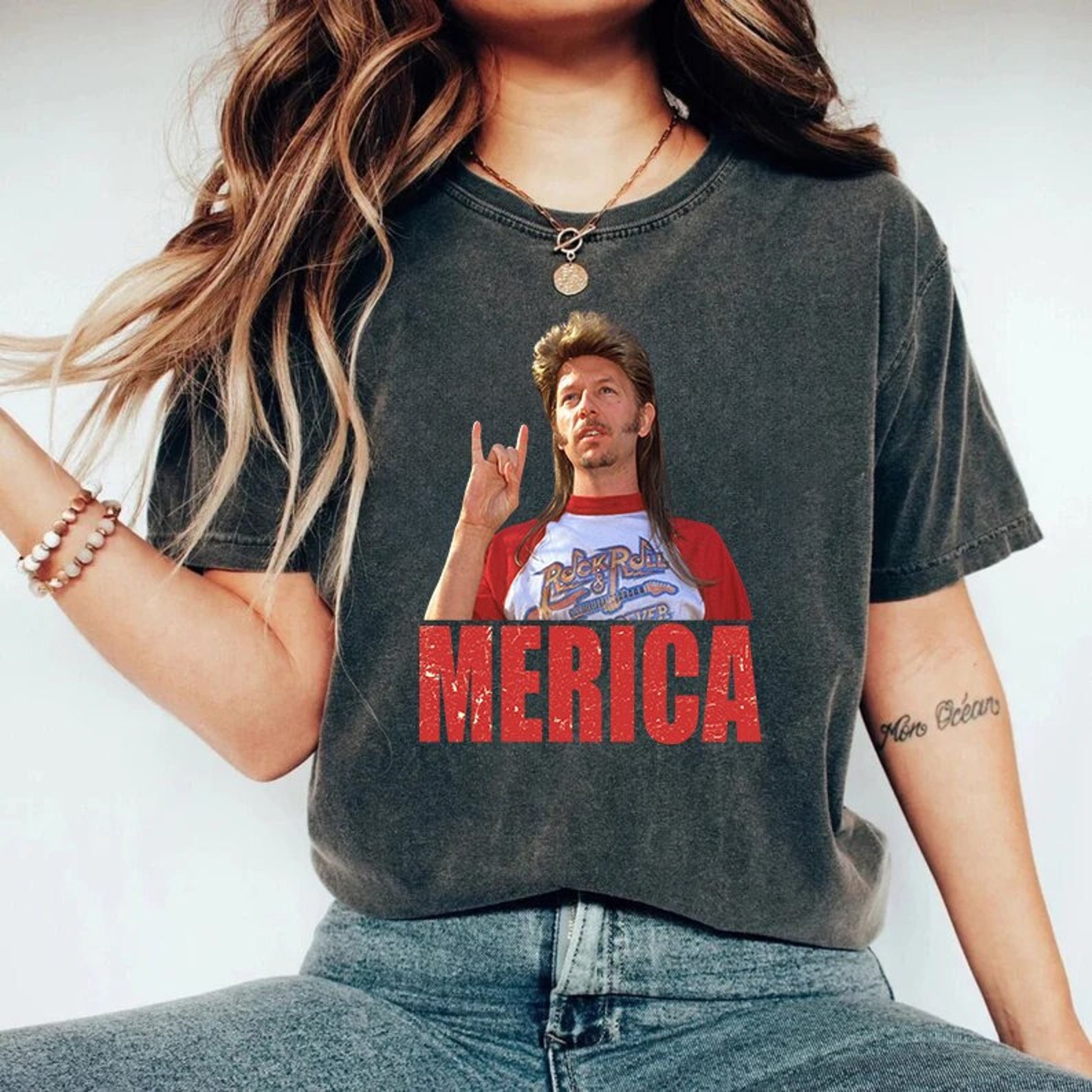Loveyoufancy Joe Dirt Merica July 4th Shirt, Joe Dirt Merica Tshirt, Funny Joe Dirt 4th of July Shirt